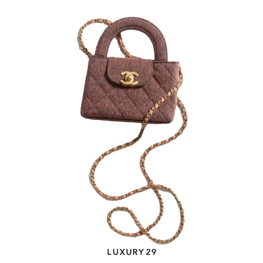 Chanel Chain Clutch Washed Denim Mini bag