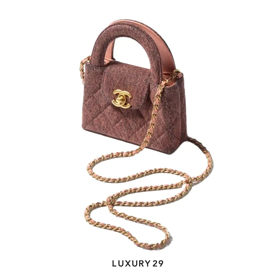 Chanel Chain Clutch Washed Denim Micro bag CHANEL