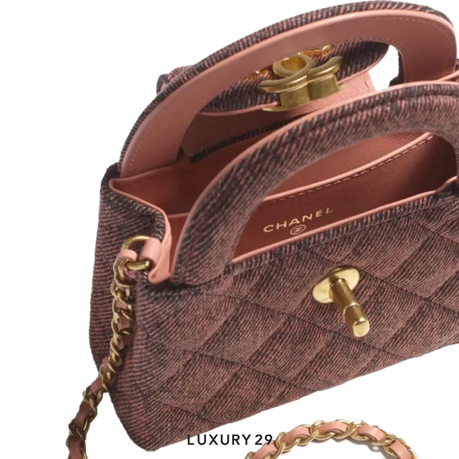 Chanel Chain Clutch Washed Denim Micro bag CHANEL