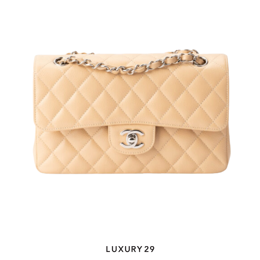 Chanel Classic Flap Medium Beige SHW CHANEL