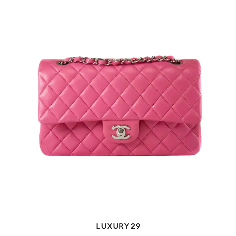 Chanel Classic Medium Flap Bag Pink CHANEL Luxury29