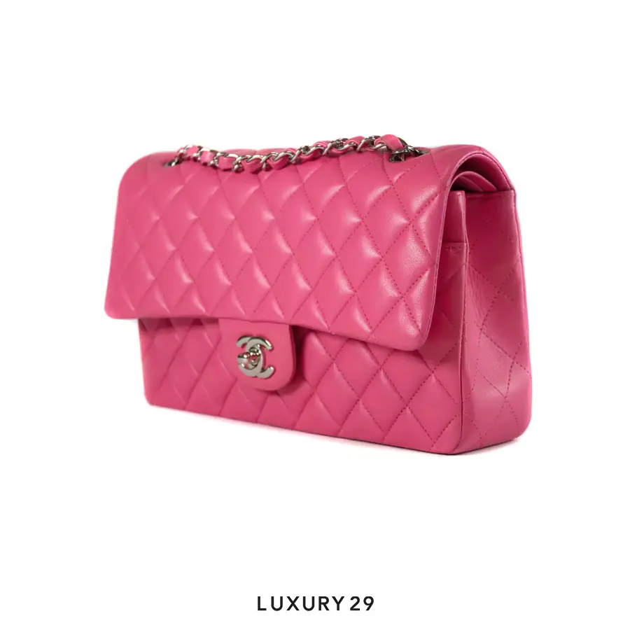 Chanel Classic Medium Flap Bag Pink CHANEL Luxury29