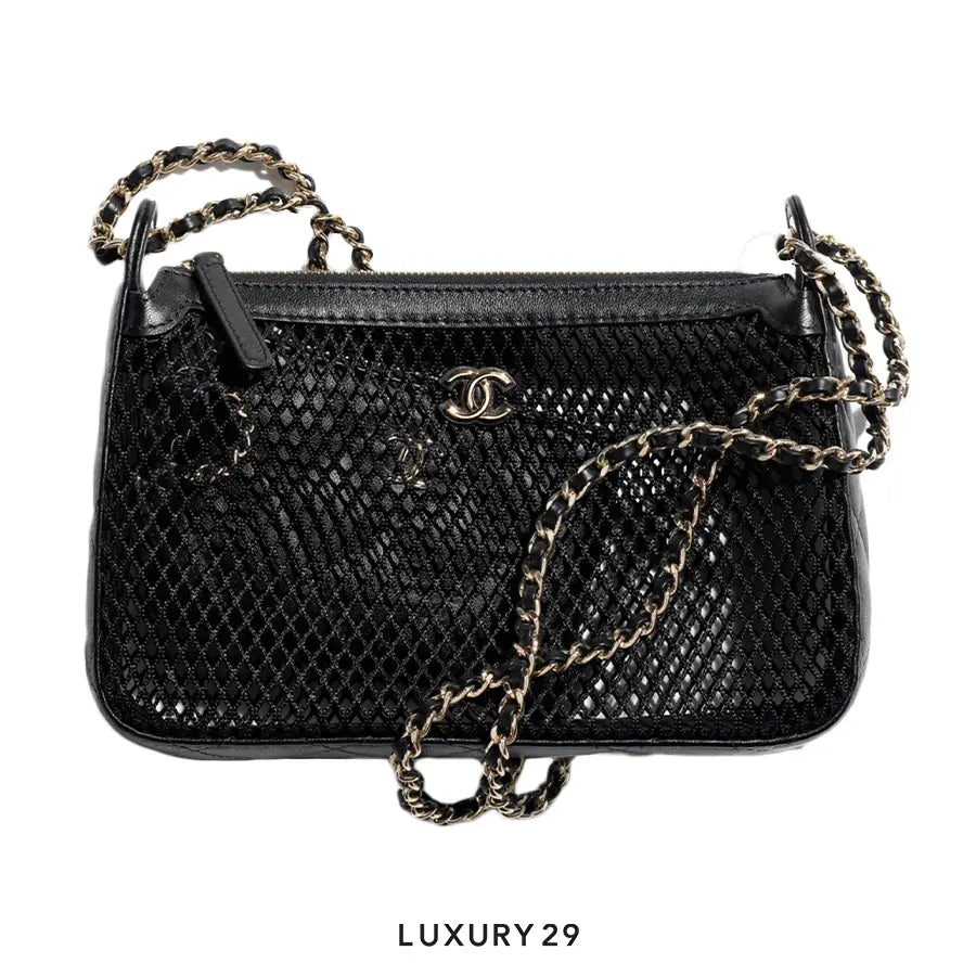 CHANEL chain clutch bag