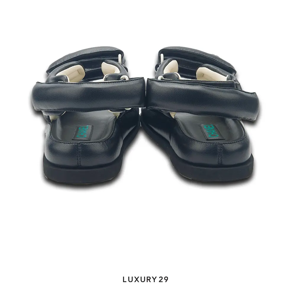 Chanel Lambskin Puffer Dad Sandals CHANEL
