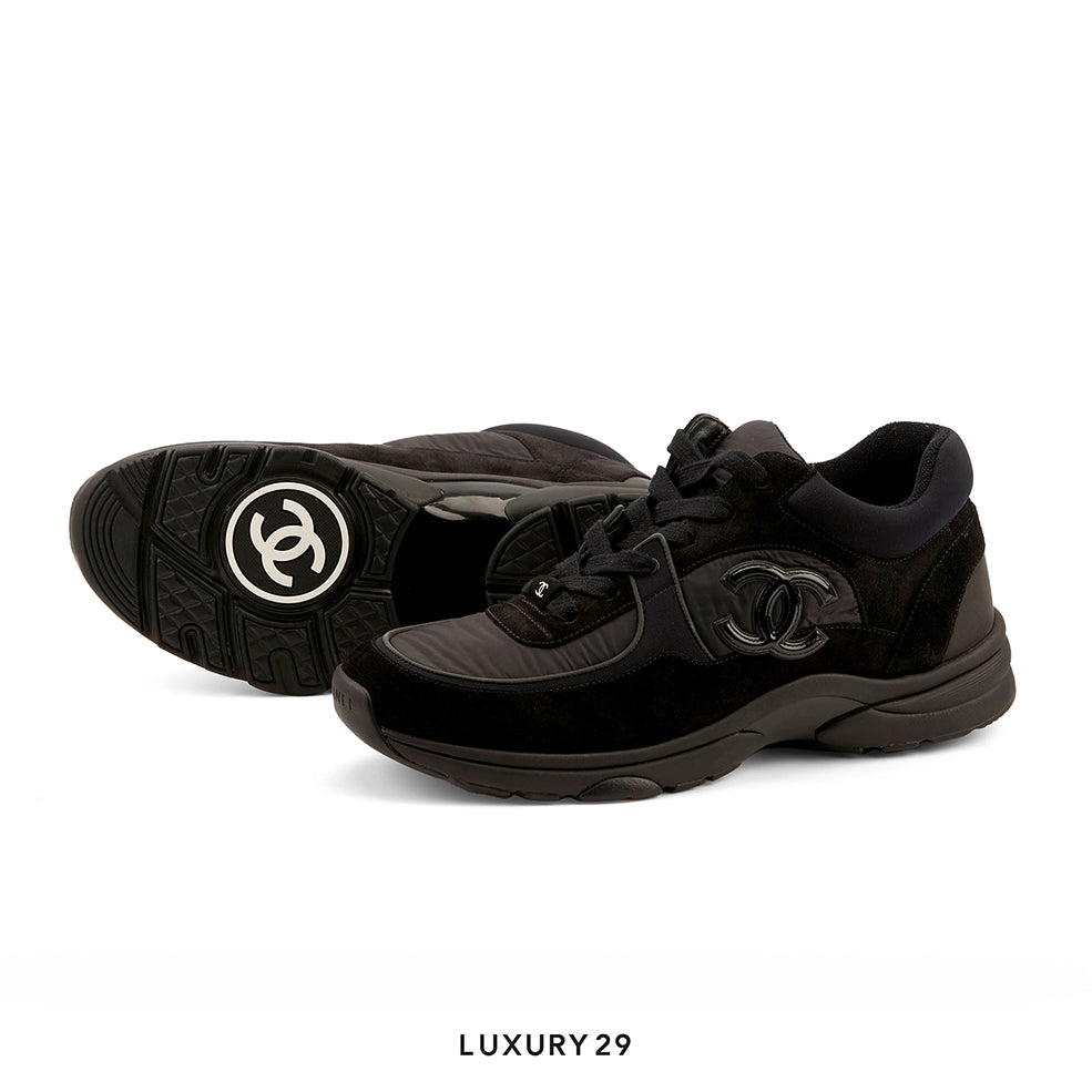 Chanel Low Top Trainer Black (Women's)(W) CHANEL
