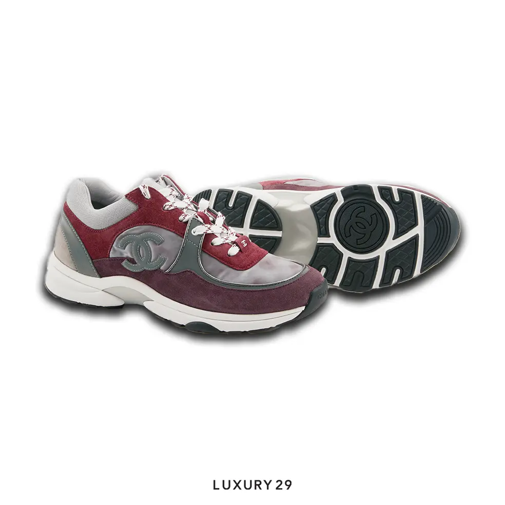 Chanel Sneakers Suede Nylon Reflective Tie Dye CHANEL