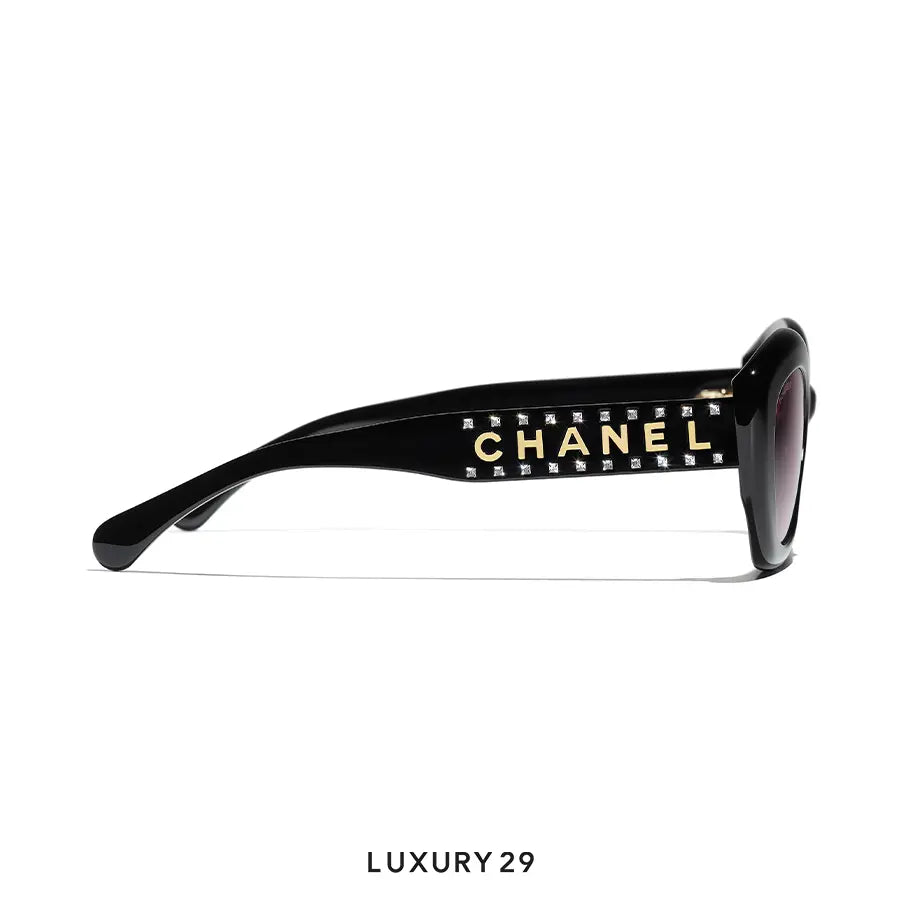 Chanel Square Cat eye sunglasses Pink Lenses CHANEL Luxury29