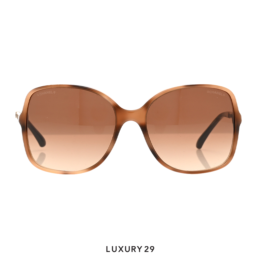 Chanel Square Sunglasses Lenses Brown Gradient