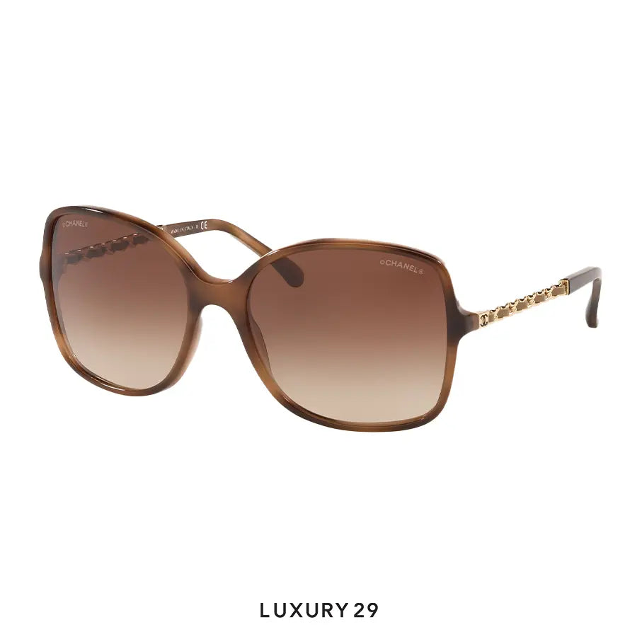 Chanel Square Sunglasses Lenses Brown Gradient CHANEL