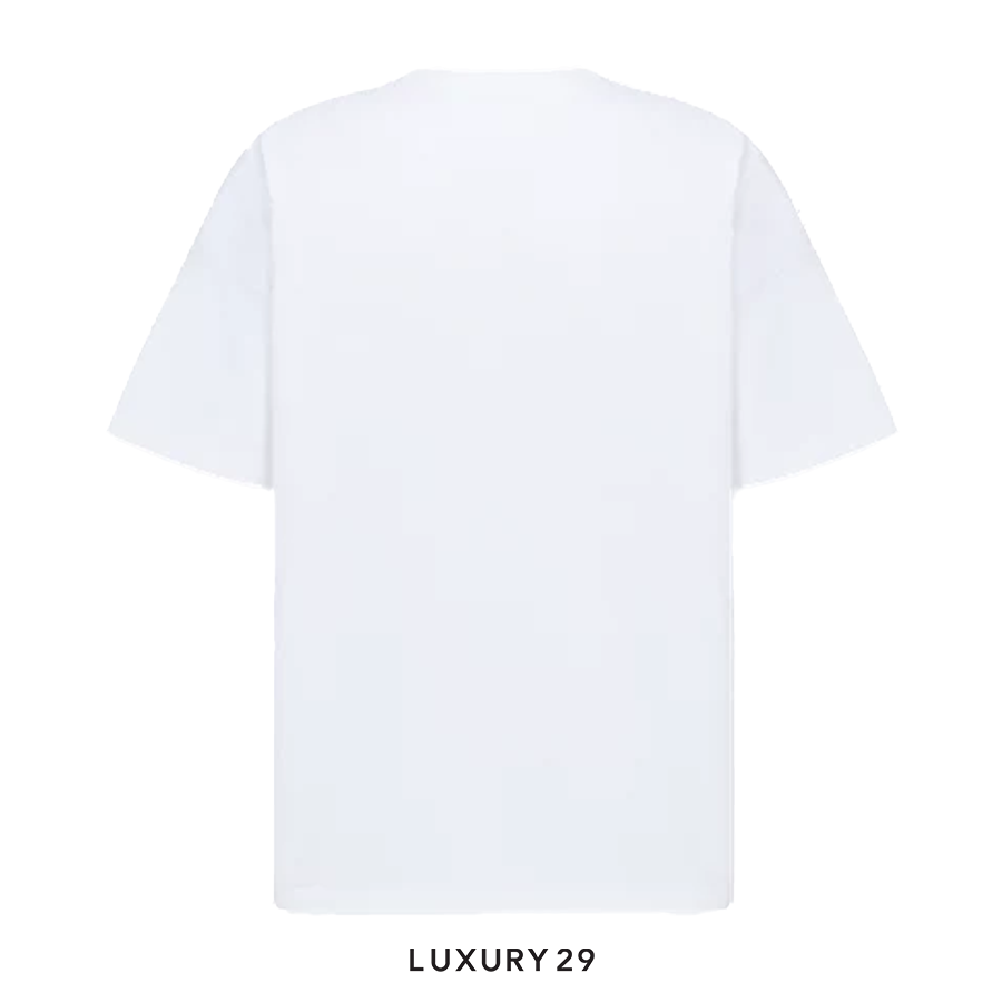 Dior Relaxed-Fit T-Shirt White Slub Cotton Jersey DIOR