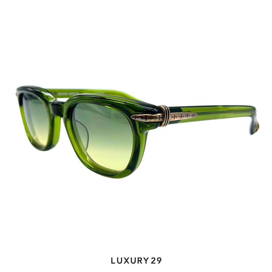 Chrome Hearts 2024 Drippin Sunglasses Green CHROME HEARTS