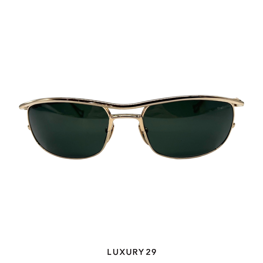 Chrome Hearts INSTAOUNCE Sunglasses Black lenses Big cross Gold CHROME HEARTS