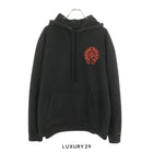 Chrome Hearts Web Exclusive Horse Shoe Logo Back Hoodie Black/Red
