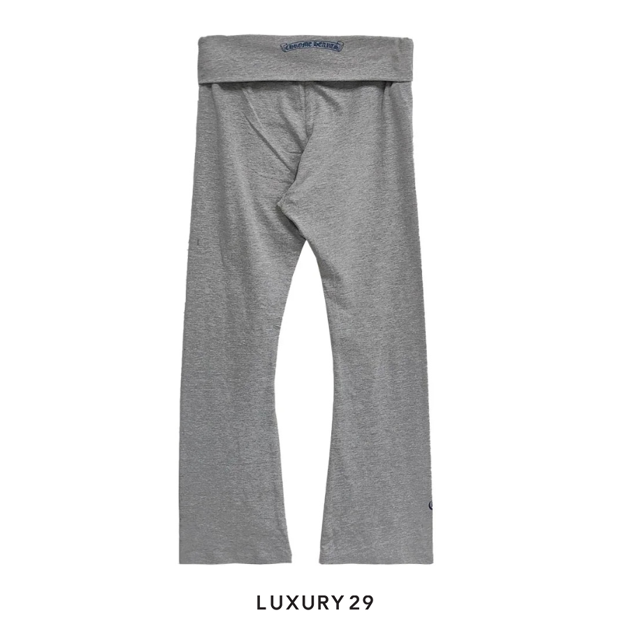 Chrome Hearts Bell-Bottom Yoga Pants Grey CHROME HEARTS Luxury29