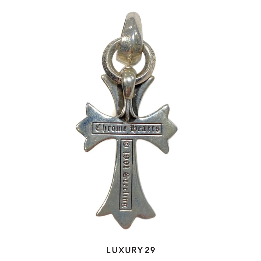 Chrome Hearts Cemetery Cross Pendant with Bale CHROME HEARTS