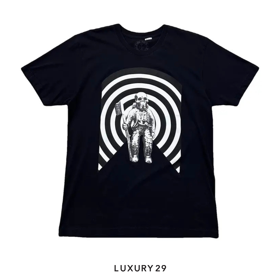 Chrome Hearts Foti Harris Teeter Space Astronaut Black Tee CHROME HEARTS
