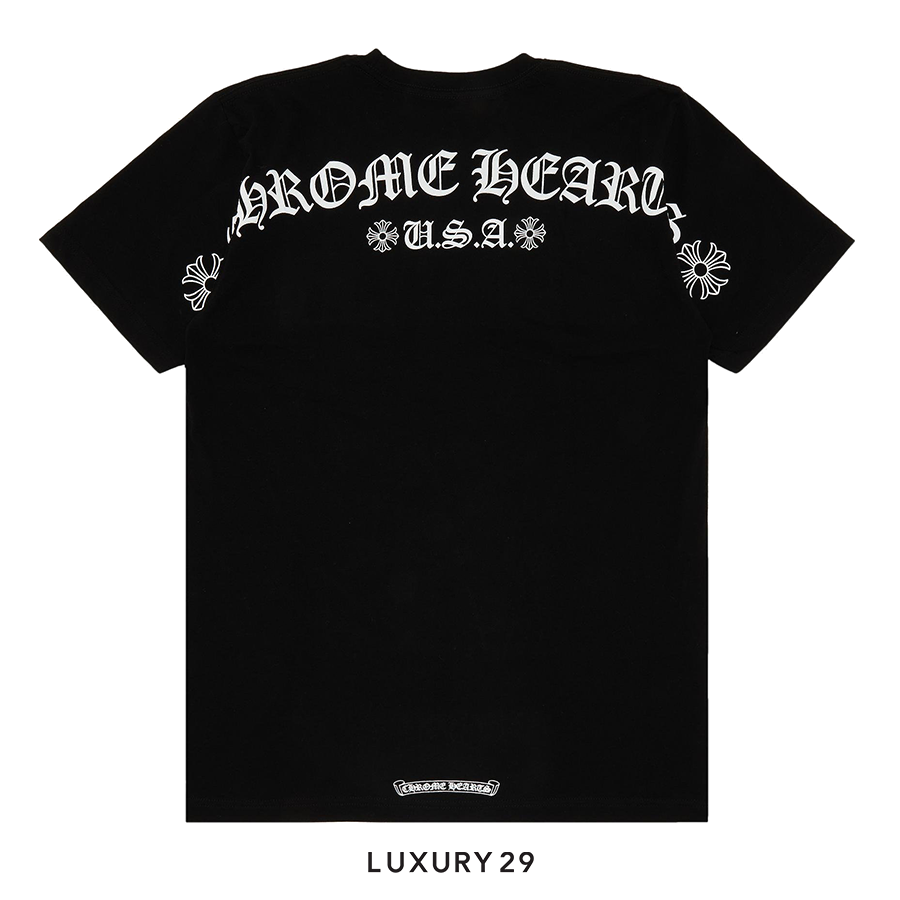 Chrome Hearts Fuck You Vertical Logo T-Shirt Black CHROME HEARTS