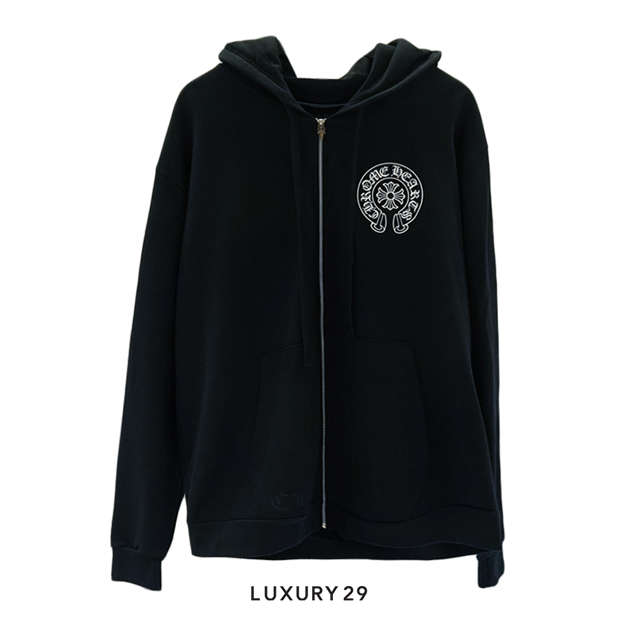 Chrome Hearts Manchester Zip Up Hoodie Black CHROME HEARTS