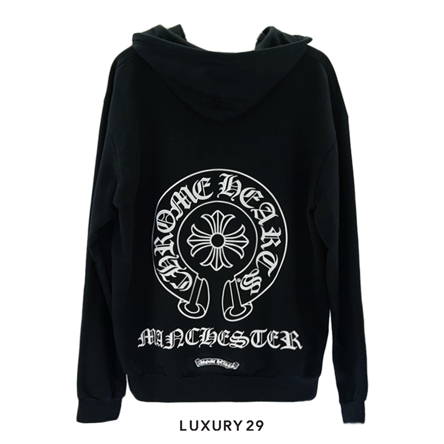Chrome Hearts Manchester Zip Up Hoodie Black CHROME HEARTS