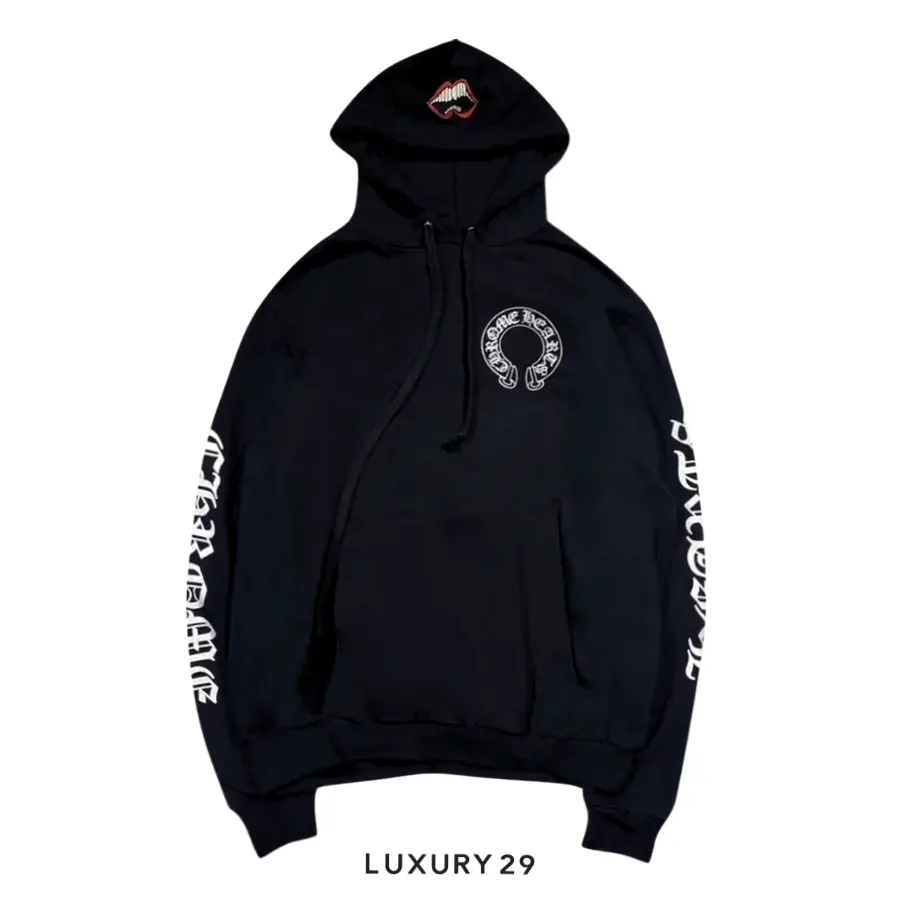 Chrome Hearts Matty Boy Chomper Horseshoe Hoodie Black CHROME HEARTS