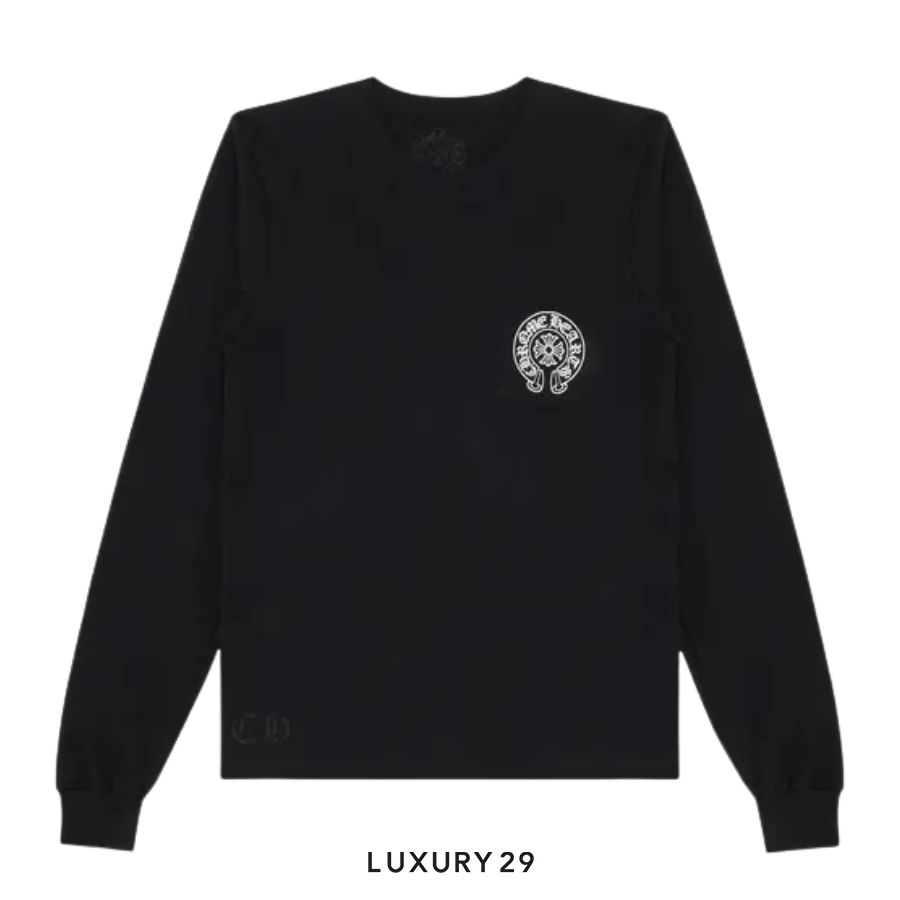 Chrome Hearts Miami Exclusive Long-Sleeve T-Shirt Black/White CHROME HEARTS