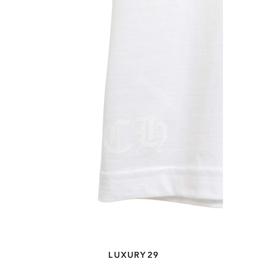 Chrome Hearts Neck Logo Pocket T-Shirt White/Purple CHROME HEARTS