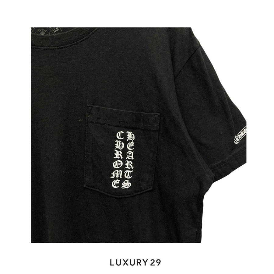 Chrome Hearts Osaka Scroll Label Logo Tee Black CHROME HEARTS Luxury29