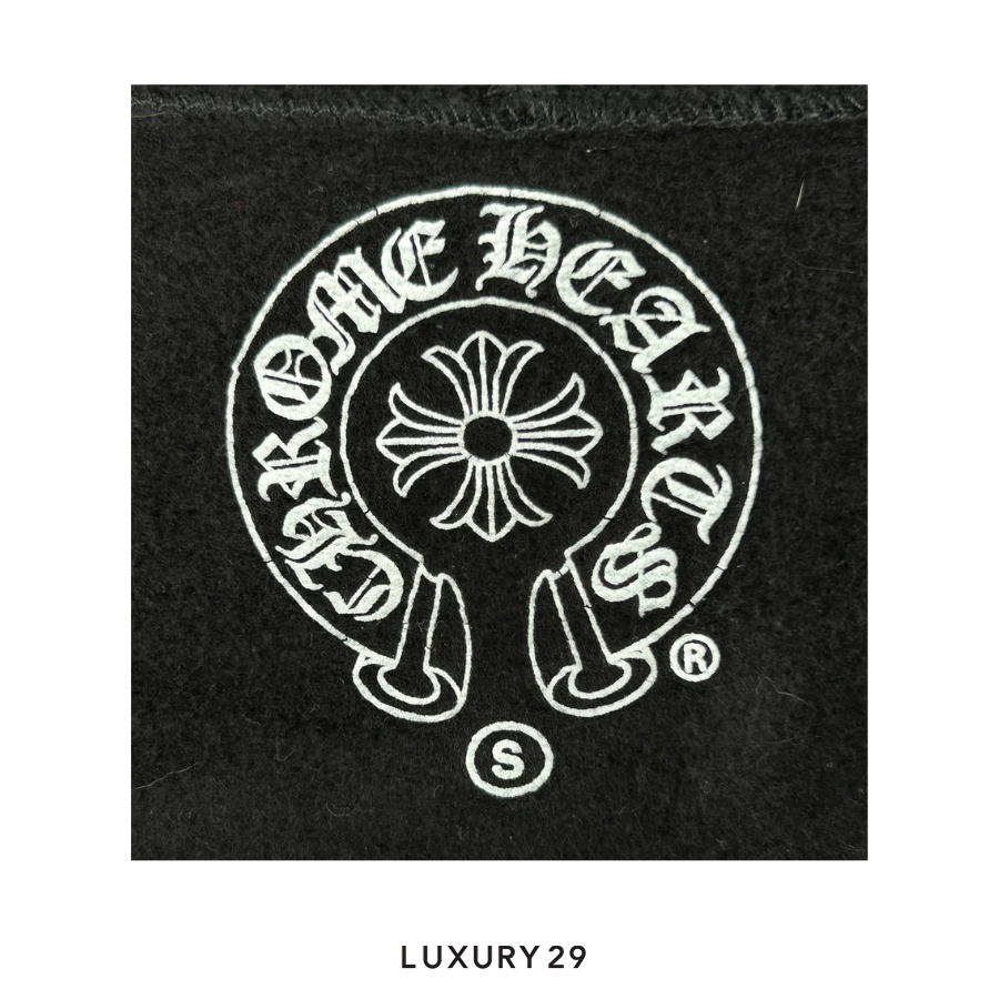 Chrome Hearts Red Horse Shoe and Multi Cross Zipped Hoodie CHROME HEARTS Luxury29