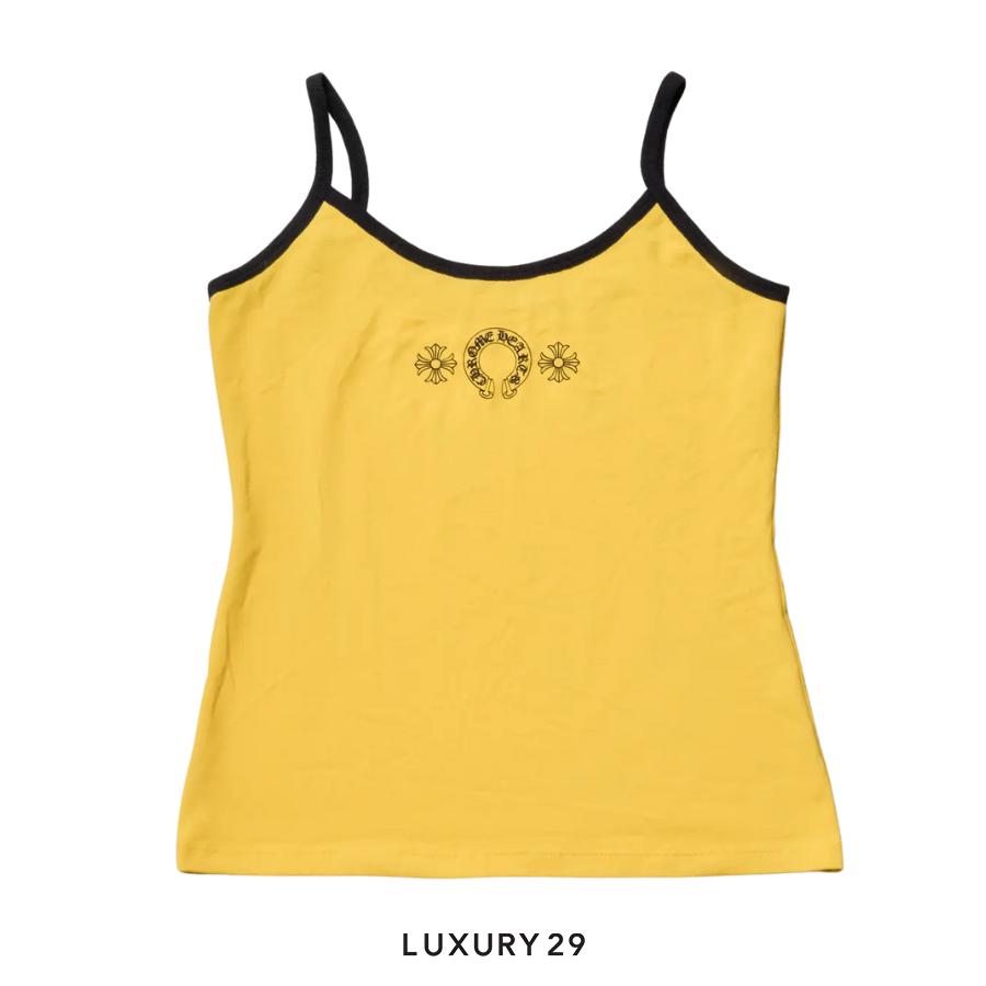 Chrome Hearts Roller Skates Tank Yellow CHROME HEARTS