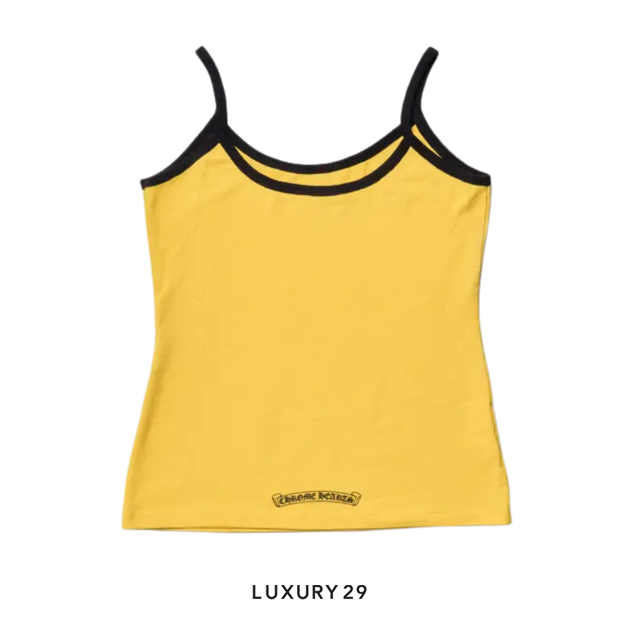Chrome Hearts Roller Skates Tank Yellow CHROME HEARTS