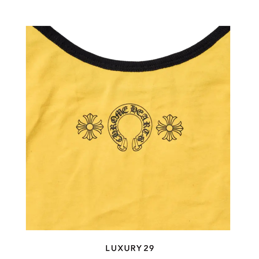 Chrome Hearts Roller Skates Tank Yellow CHROME HEARTS