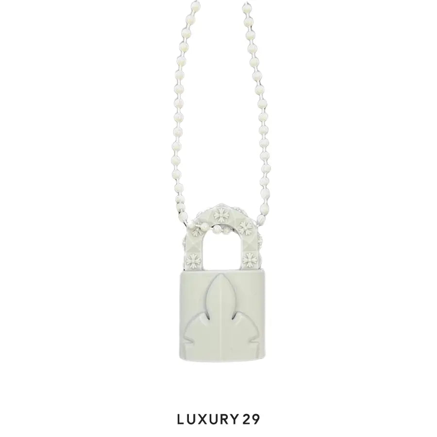 Chrome Hearts SILICONE NECKLACE "LOCK"
