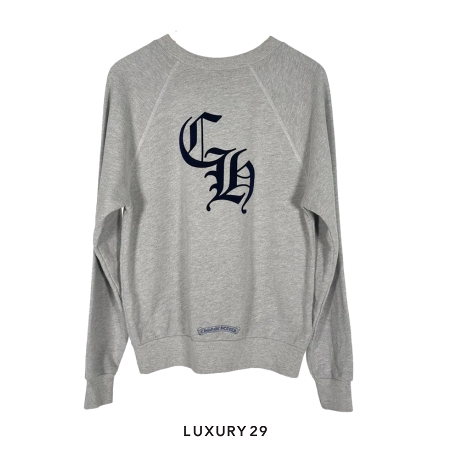 Chrome Hearts Triple Cemetery Cross Crewneck CHROME HEARTS