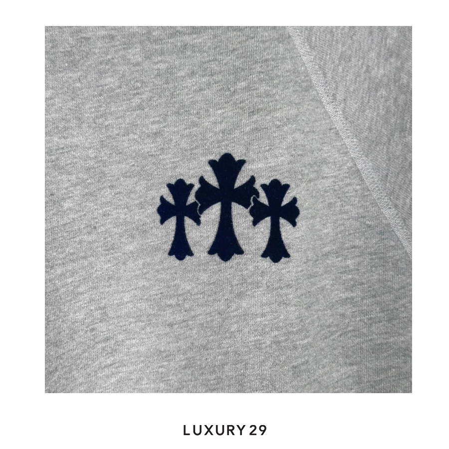Chrome Hearts Triple Cemetery Cross Crewneck CHROME HEARTS