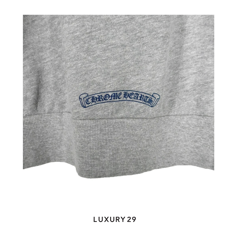 Chrome Hearts Triple Cemetery Cross Crewneck CHROME HEARTS