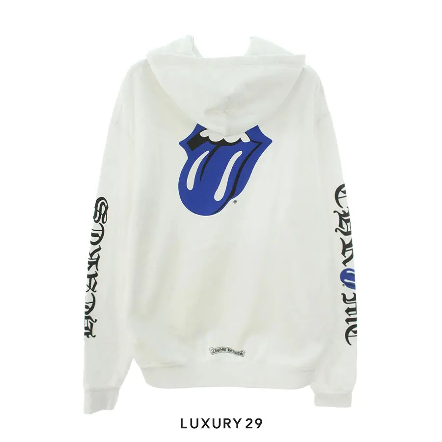 Chrome Hearts X Rolling Stone Exclusive Hoodie White CHROME HEARTS
