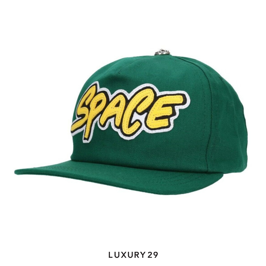 Chrome Hearts MATTY BOY "SPACE" Trucker Cap Green CHROME HEARTS