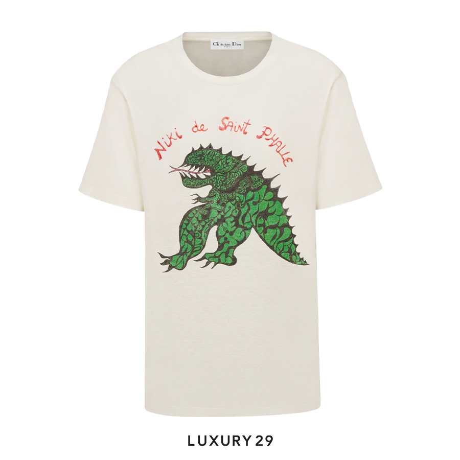 DIOR Crew Neck Linen Other Animal Patterns Cotton Short Sleeves0311001800-413T09A4519_C200-15-0032Apparel & Accessories > Clothing > Clothing Tops > T-Shirts