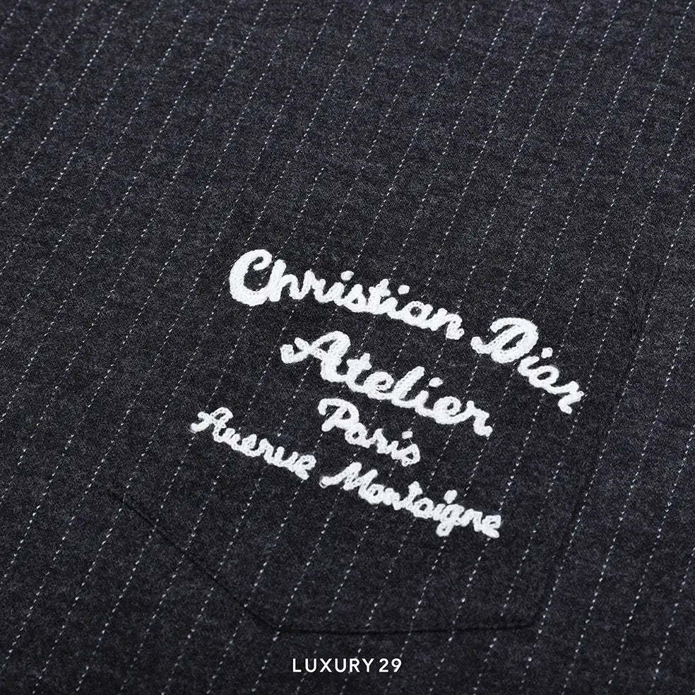 Dior Oversized Atelier T-Shirt Dark Grey DIOR Luxury29