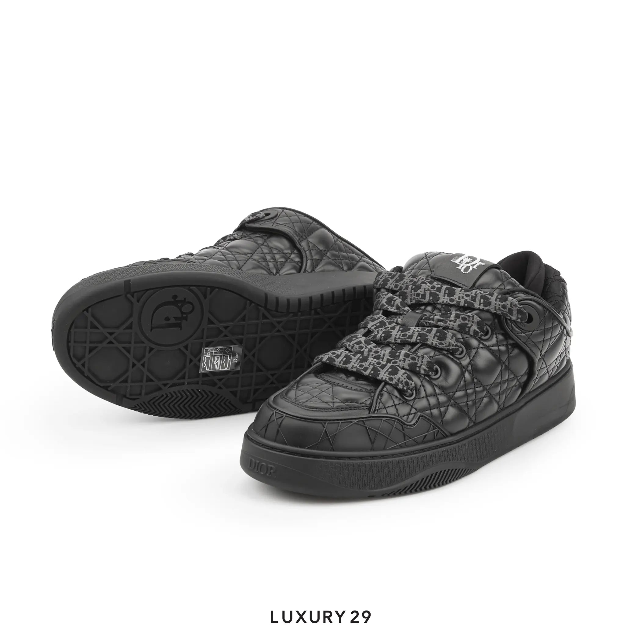Dior B9S Skater ERL Black Quilted Cannage Calfskin DIOR