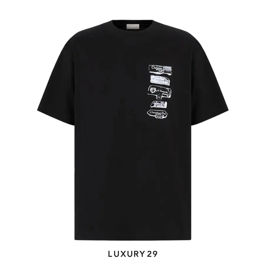 Dior Beauty ARCHIVES LABELS T-shirt Black DIOR Luxury29
