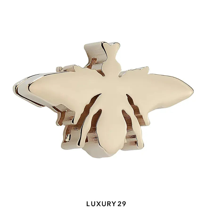 Dior Bee Badge Pale My ABC Gold-Finish Metal