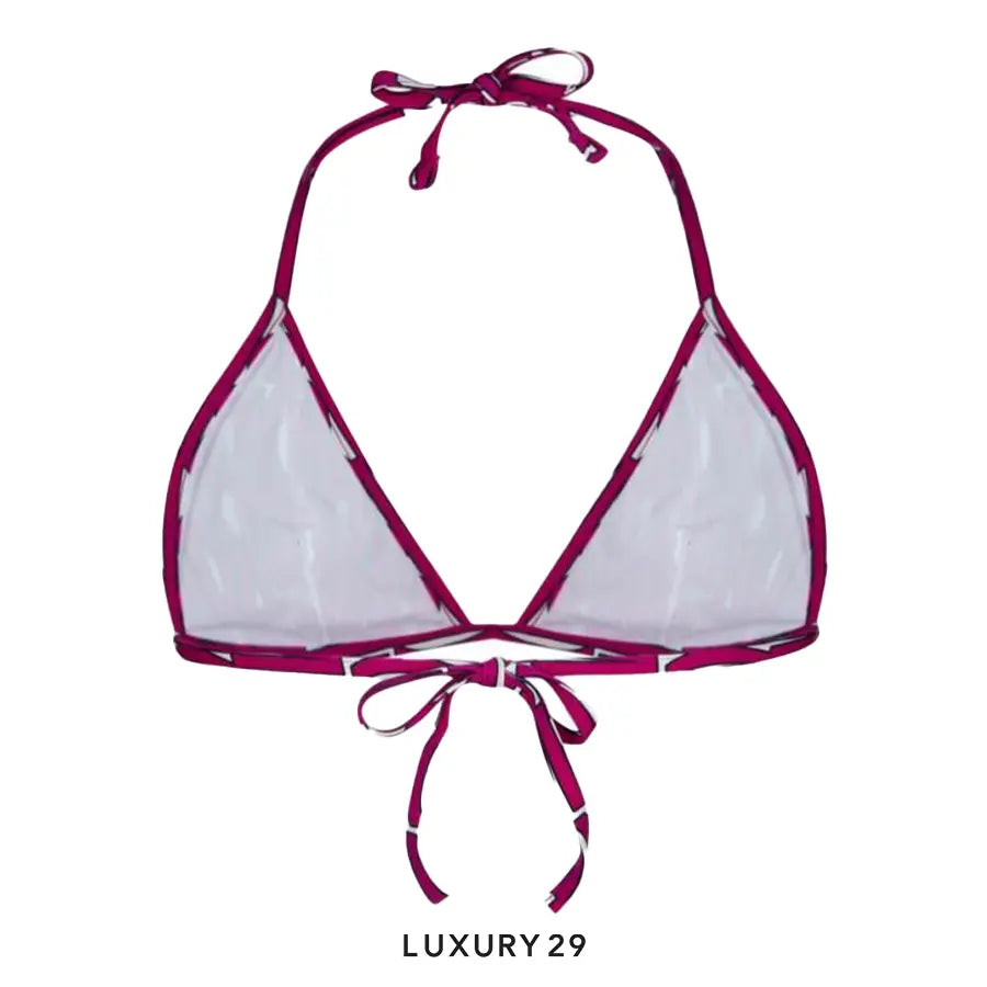 Dior Bikini Top Blue Dior Oblique Technical Fabric DIOR