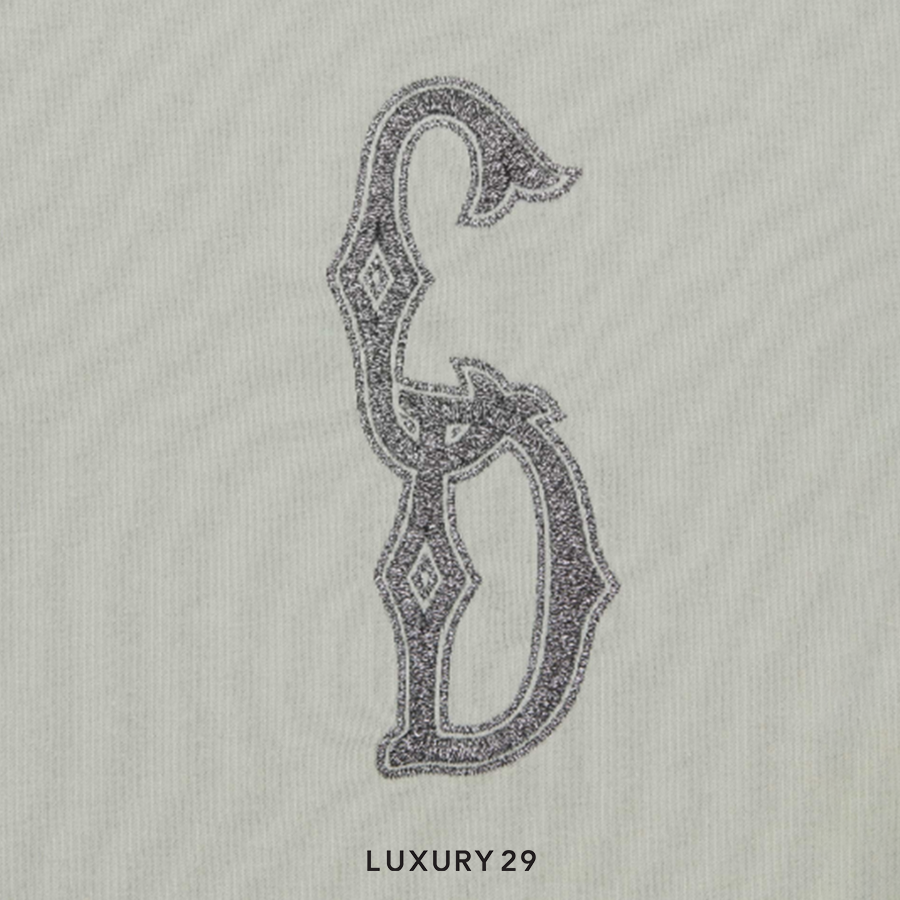 Dior CD Interlaced Relaxed-Fit T-Shirt Gray Organic Cotton Jersey DIOR