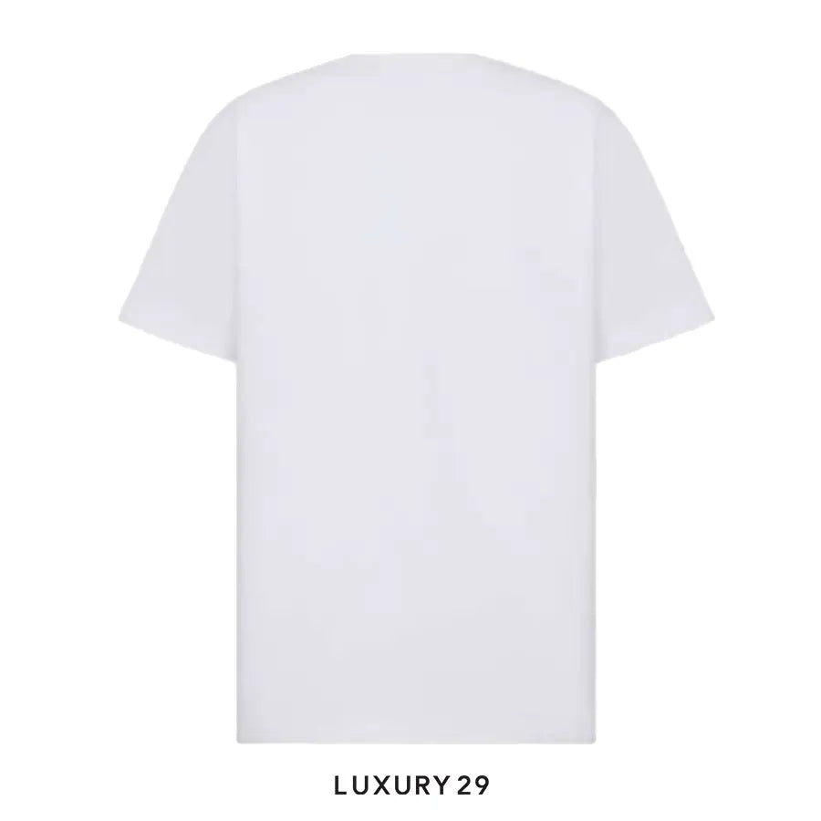 Dior CD Interlaced Relaxed-Fit T-Shirt White Organic Cotton Jersey DIOR