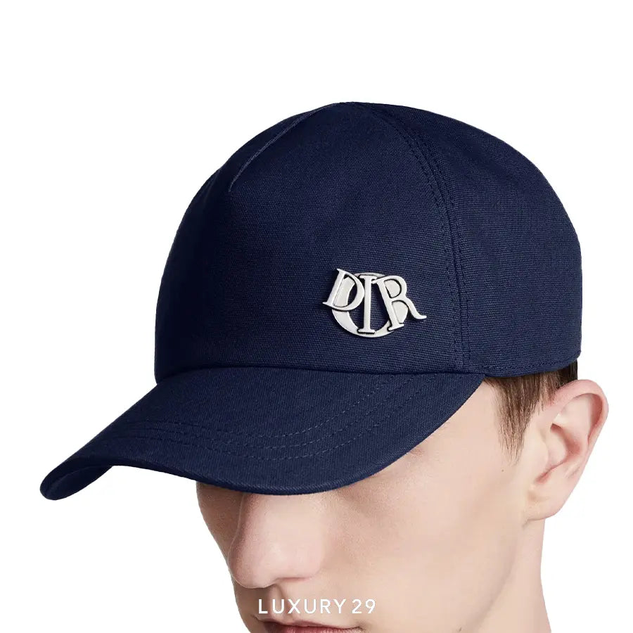 Dior Charm Cap Cotton Navy Blue DIOR