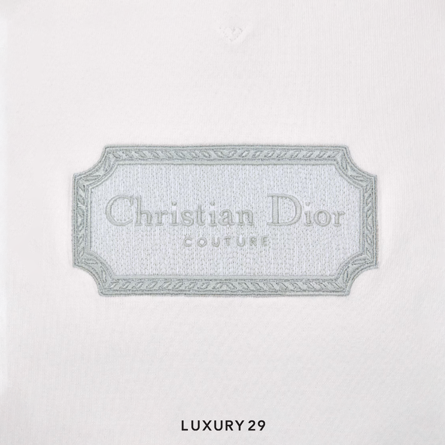 Dior Couture Relaxed-Fit T-Shirt White Cotton Jersey DIOR