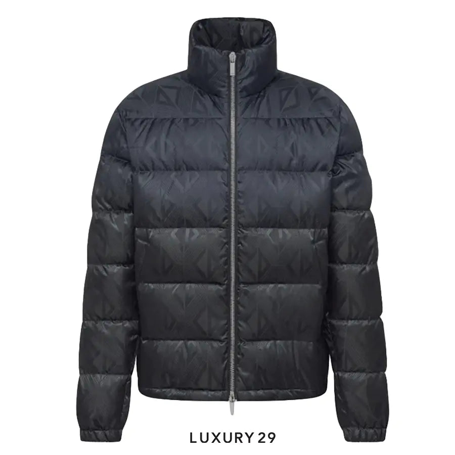 Dior Diamond Mirage Ski Capsule Down Jacket Black Technical Fabric