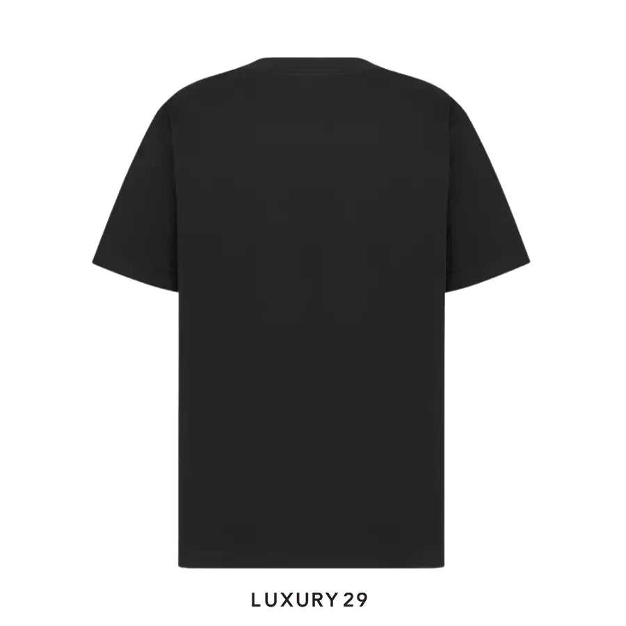 Dior Mountain T-Shirt Relaxed Fit Black Cotton Jersey