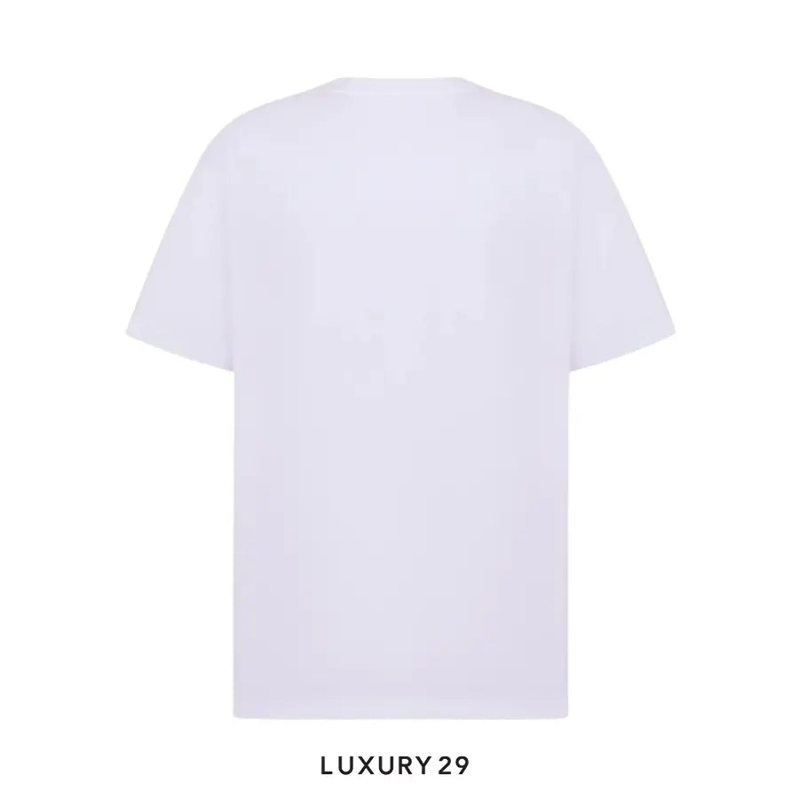 Dior Mountain T-Shirt Relaxed Fit White Cotton Jersey
